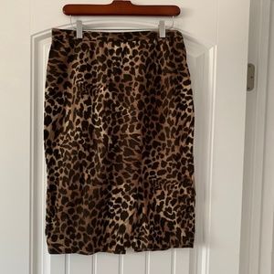 Michael Kors Animal Print Pencil Skirt